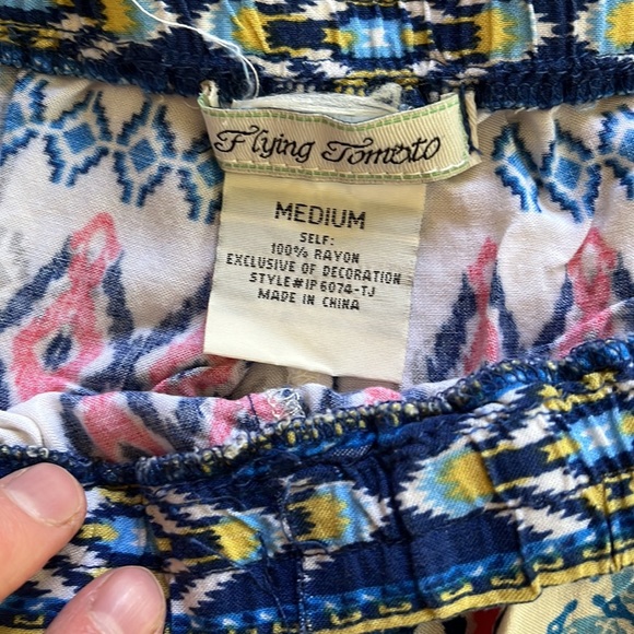 Flying Tomato Wide leg Lightweight Flowy Pants - Picture 4 of 4